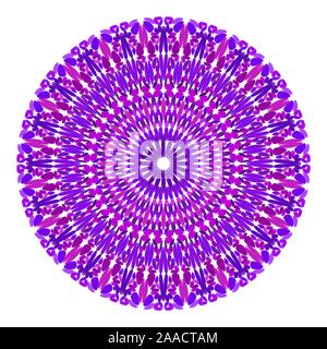 Bunte Blume ornament Mandala - abstrakten geometrischen vektor design Element Stock Vektor