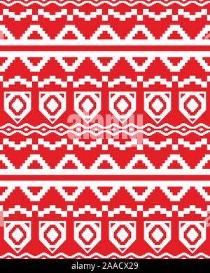 Nahtlose Pullover vector Drucken, geometrischen Hintergrund für die Wintersaison, neues Jahr, Chiristmas Stoff Design. Stock Vektor
