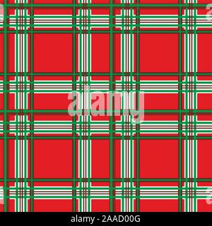 Schottische nahtlose Muster. Textur aus Plaid, Tischdecken, Kleidung, Hemden, Kleider, papier, Bettwäsche, Decken und andere Textilwaren. Weihnachten con Stock Vektor