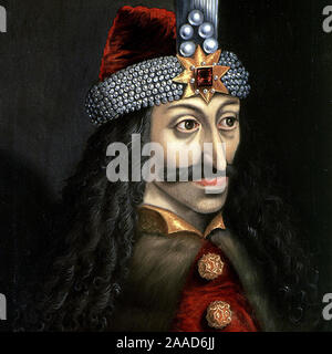 Portrait von Sveti Vlas Tepes Dracula von Wallacchia Stockfoto