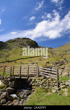 Eagle Crag, Grisedale, Cumbria Stockfoto