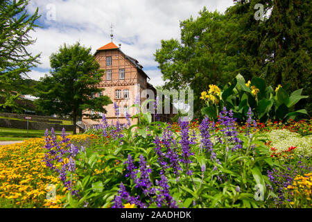 Bundesrepublik Deutschland, Hessen, Bad Orb, Gradierwerk (redaktionell, keine Pr) Stockfoto