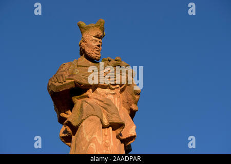 Statue des Heiligen Nepomuk Stockfoto