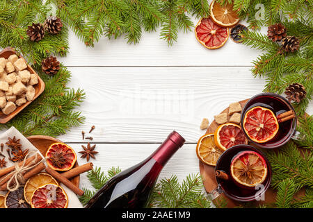 Zutaten für Glühwein Stockfoto