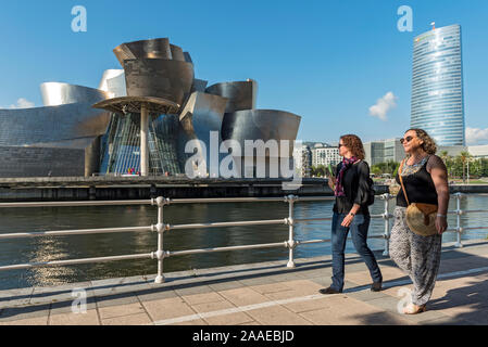 Guggenheim Museum Bilbao, Spanien Stockfoto