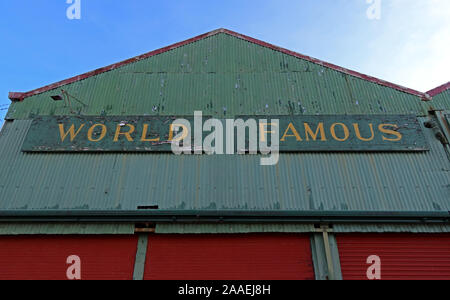 Weltberühmte unterzeichnen, die Barras, Gallowgate, East End, Glasgow, Schottland, Großbritannien, G1 5DX Stockfoto