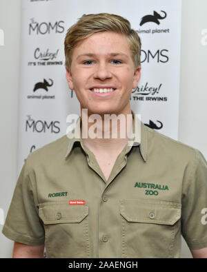 Mamarazzi Ereignis feiert die Irwins, New York, USA - 14 Nov 2019 - Robert Irwin Stockfoto