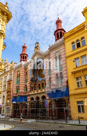 Jubiläum Synagoge Prag in der Tschechischen Republik Stockfoto