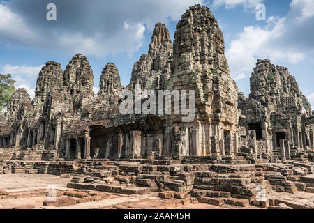 Bayon Tempel, Angkor-Tempel, Siem Reap, Kambodscha, Indochina, Südost-Asien Stockfoto