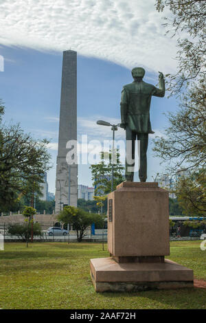 Szenen aus dem Ibirapuera Park in der Stadt São Paulo, Brasilien Stockfoto