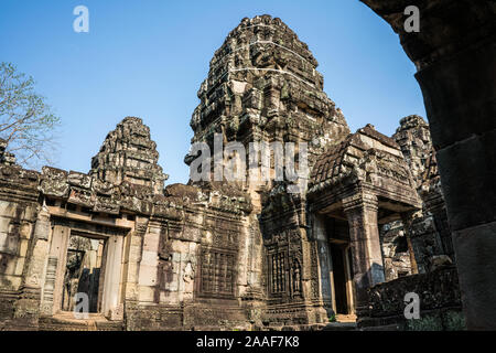 Banteay Kdei, Kambodscha, Asien. Stockfoto