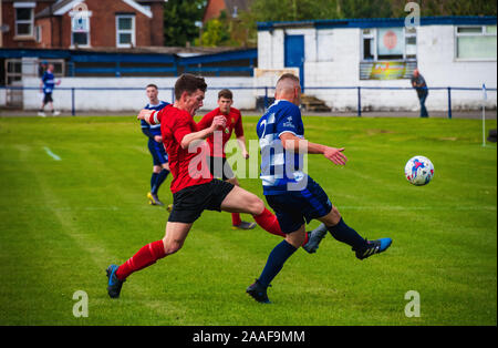 Winsford v Rylands - NWCFL Premier Division Stockfoto