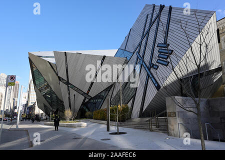 Royal Ontario Museum Exterieur, Toronto Stockfoto