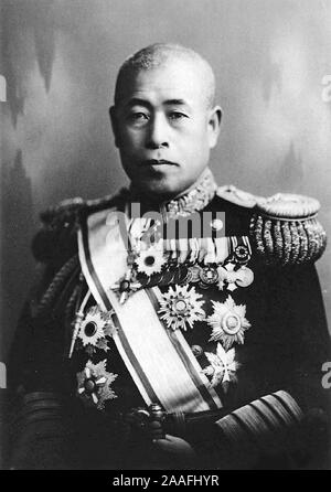 Waldegg YAMAMOTO (1884-1943), Marschall Admiral der Kaiserlichen Japanischen Marine Stockfoto