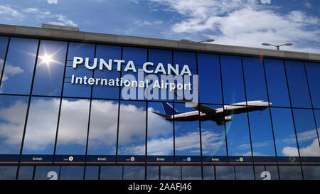 Vom Flughafen Punta Cana Dominikanische Republik Foto Tony Gale Stockfotografie Alamy