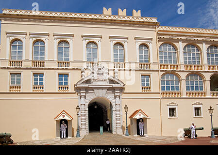 Fassade Princes Palace Monte Carlo Monaco Stockfoto