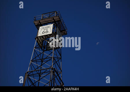 Route 66 historisches Dorf in Tulsa, Oklahoma Stockfoto