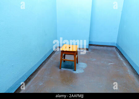 Stasi Museum Memorial, ein ehemaliger Stasi Untersuchungsgefängnis in Dresden, ein karzer Bautzner Straße Sachsen Deutschland Kommunismus Stockfoto