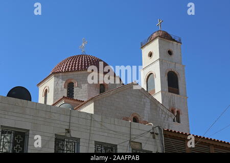 Griechisch-orthodoxe Mariä-Verkündigungs-Kathedrale, Ibn Hazem Al Andalusi Straße, Jabal al Weibdeh, Amman, Jordanien, Naher Osten Stockfoto