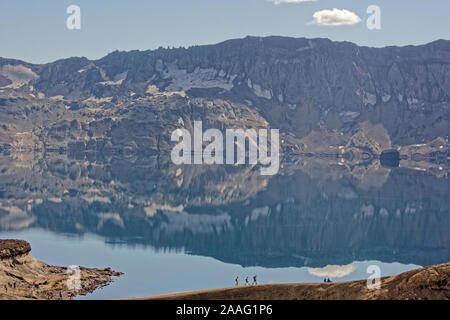 Askja und Viti das Hochland von Island Stockfoto