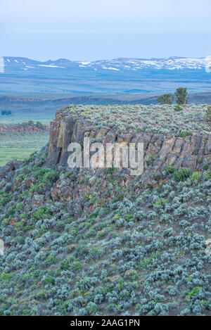 Blick von Buena Vista übersehen, Malheur National Wildlife Refuge, Oregon. Stockfoto