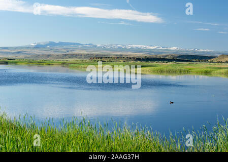 Buena Vista Teich, Malheur National Wildlife Refuge, Oregon. Stockfoto