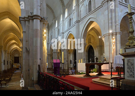 Die Stiftskirche Notre-Dame (Basilique Notre Dame), Beaune FR Stockfoto