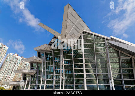 Hongkong West Kowloon Railway Station Stockfoto