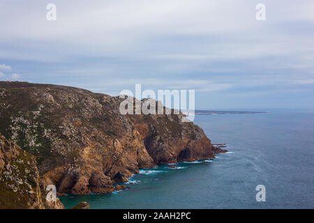 Cabo da Roca, der westlichen Punkt Europas, Portugal Stockfoto