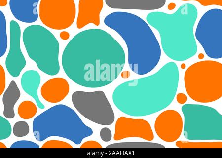 Organische nahtlose Muster, Vektor abstrakte Textur, modernen Drucken, geometrische grafik design Stock Vektor