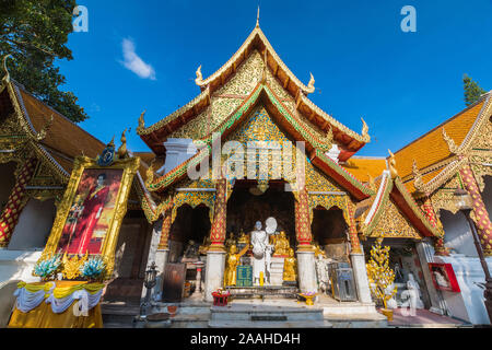 Doi Suthep Tempel während der sonnigen Tag in Chiang Mai, Thailand Stockfoto