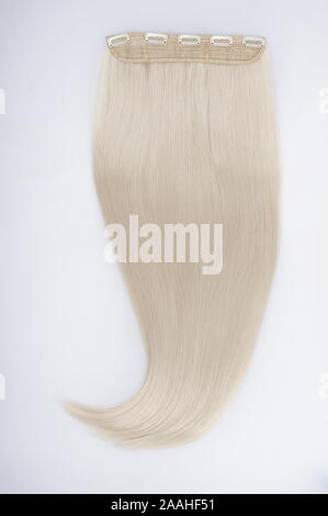 Gerade virgin remy Haar extensions Bundles Stockfoto