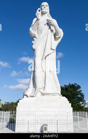 Statue von Christus, Cristo de La Habana, Havanna, Kuba Stockfoto