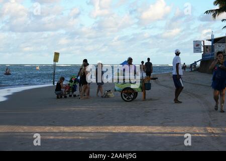 Strand in Porto de Galinhas Stockfoto