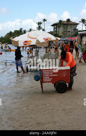 Strand in Porto de Galinhas Stockfoto