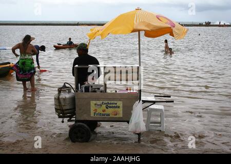 Strand in Porto de Galinhas Stockfoto