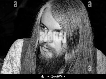 Leon Russell (Lawton, Oklahoma, 2. April 1942 - Nashville, 13. November 2016) in einem Interview, Amsterdam, 1969 Stockfoto