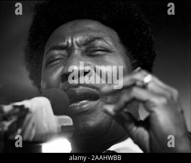 Muddy Waters live im Country Club, London, 1. Dezember 1970 Stockfoto