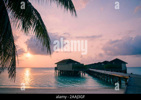 Meeru Island Malediven April 2019. Stockfoto