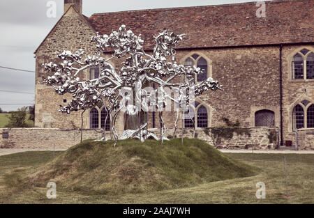 Subodh Gupta: Unsichtbare Realität, Hauser & Wirth, Somerset, Durslade Farm, Lane, Bruton, Somerset BA10 0NL Stockfoto