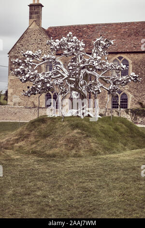 Subodh Gupta: Unsichtbare Realität, Hauser & Wirth, Somerset, Durslade Farm, Lane, Bruton, Somerset BA10 0NL Stockfoto