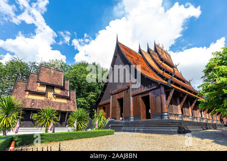 Baan Dam Museum (Black House), eines der berühmten Ort und Wahrzeichen in der Provinz Chiang Rai. Baan Dam ist die Chiang Rai artist Home, thawan Duchanee wh Stockfoto