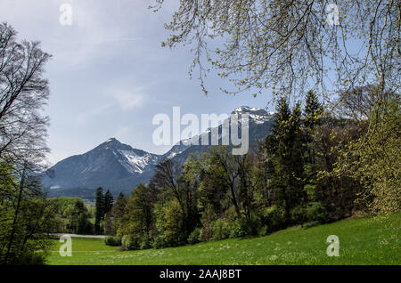 Schloss Matzen ist eine historische österreichische Schloss in Tirol in der Nähe der Niederlassung der Zillertaler im Inntal. Stockfoto