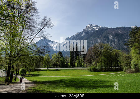 Schloss Matzen ist eine historische österreichische Schloss in Tirol in der Nähe der Niederlassung der Zillertaler im Inntal. Stockfoto