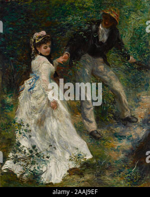 La Promenade; Pierre-Auguste Renoir (Französisch, 1841 - 1919); 1870; Öl auf Leinwand, 81,3 × 64,8 cm (32 x 25 1/2 in.); 89. PA.41 Stockfoto