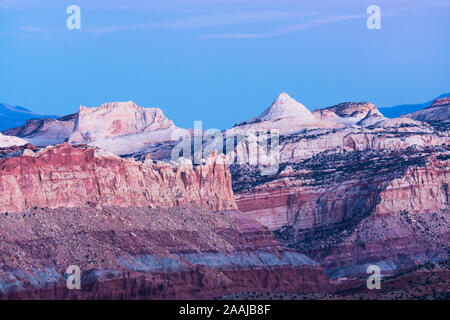 Ein Blick auf das Capitol Reef National Park in der Nähe von Torrey, Utah Stockfoto