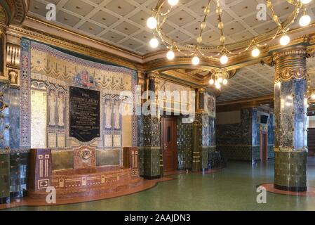 Budapest, Franz-Liszt-Musikakademie, Architekten Kálmán Giergl Und Floris Kolb - Budapest, Franz-Liszt-Musikakademie, Architekten Kálmán Giergl und Flo Stockfoto