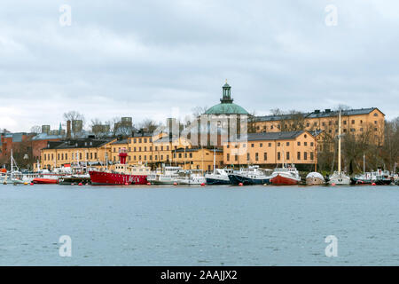 Stockholm, Schweden, 17. November 2019: City Break tour touristische Attraktion in der Innenstadt von Stockholm. Stockfoto