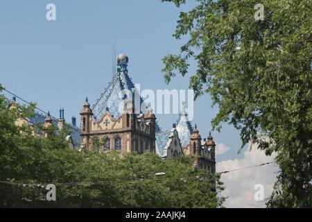 Budapest, Geologisches Institut, Ödön Lechner 1899 Stockfoto