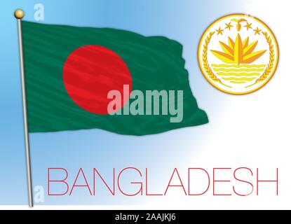 Asien, asiatische, Hintergrund, Bangladesch, Bangladesch, Banner, Business, Stadt, Konzept, Land, Kultur, dacca, Design, Dhaka, Wirtschaft, Emblem, ethnische, Fl Stock Vektor